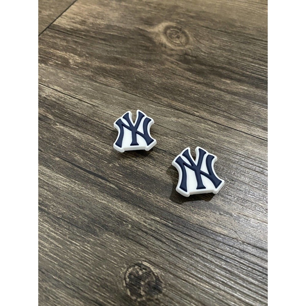 New York Yankees Baseball Team Charm For Crocs Shoe Charms - 2 Pieces
